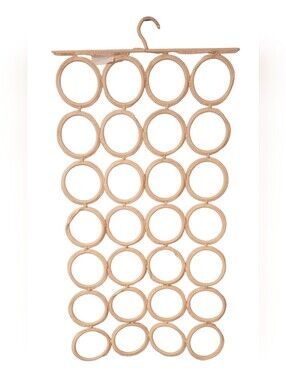IKEA Komplement Cream Woven Scarf and Belt Organizer